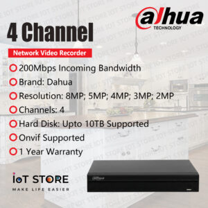 Dahua 4 Channels Network Video Recorder