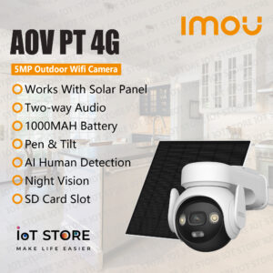 AOV PT 4G (5MP) Wifi Security Camera