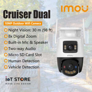 Cruiser Dual 10MP Wifi Smart Security Camera
