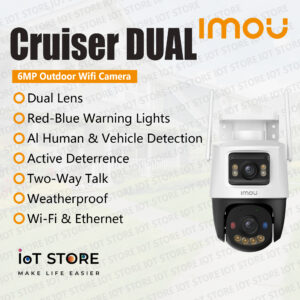 Cruiser Dual 2 Pro (8MP) Wifi Smart Security Camera