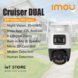 Cruiser Dual 6MP Wifi Smart Security Camera