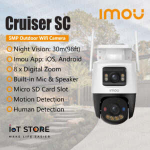 Cruiser SC 5MP Night Vision Outdoor Wifi Smart Cctv Camera