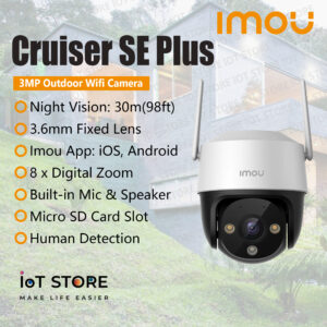 Cruiser SE Plus 3MP Outdoor Wifi Smart Cctv Camera