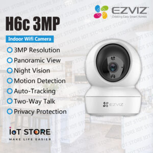 EZVIZ H6c 3MP Pan & Tilt Smart Home Camera