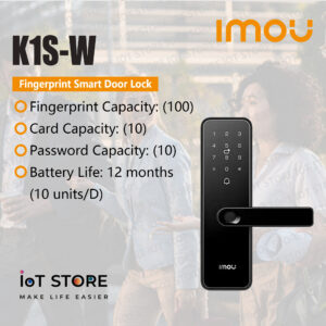 K1S-W Fingerprint Smart Door Lock