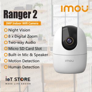 Ranger 2 3MP indoor Wifi Smart Security Camera