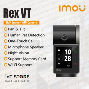 Rex VT – (5MP) Indoor Wireless (WiFi) Smart Video Call Camera