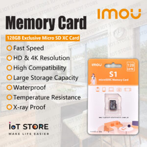 IMOU 128GB Exclusive Micro SD XC Card for Surveillance