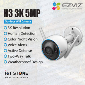 EZVIZ H3 3K (5MP) Wi-Fi Smart Home Camera