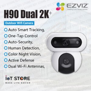 Ezviz H90 Dual 4MP 2K⁺ & 2K⁺ Dual-Lens Pan & Tilt Wi-Fi Camera
