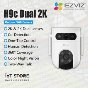 EZVIZ H9c Dual 2K & 2K Dual-Lens Pan & Tilt Wi-Fi Camera