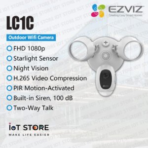 EZVIZ LC1C Two-in-One Outdoor Security Solution