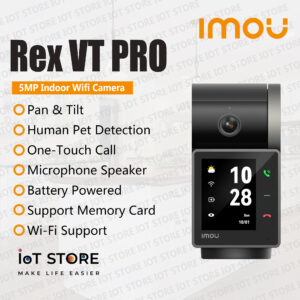 Rex VT Pro – (5MP) Indoor Wireless (WiFi) Smart Video Call Camera