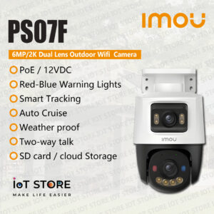 Imou PS70F 6MP - 2K Dual - Lens PoE Outdoor Camera