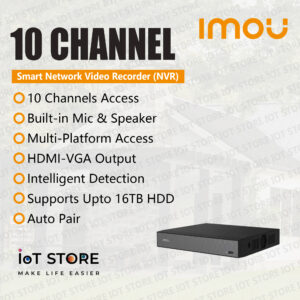 Imou 10-CH N110/N118 Wire Smart Network Video Recorder (NVR)