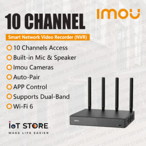 Imou 10-CH N110W/N118W Wi-Fi Smart Network Video Recorder (NVR)