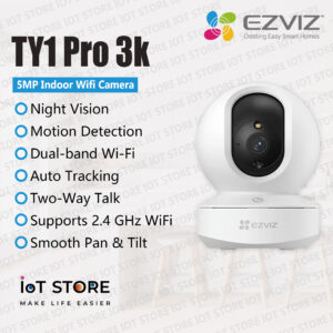 TY1 Pro 3k (5MP) Type-C Pan & Tilt Smart Home Camera